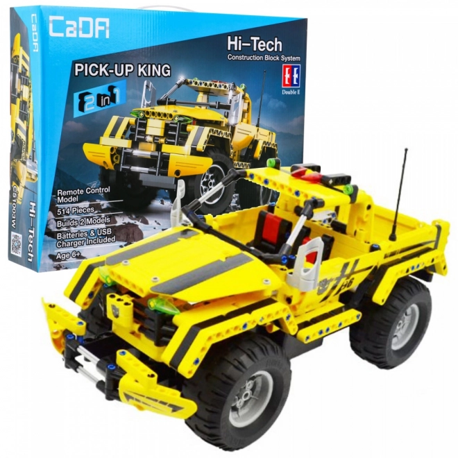 Remote Controlled Technical Building Blocks Off-Road Vehicle CaDA 2-in-1 for Kids 6+