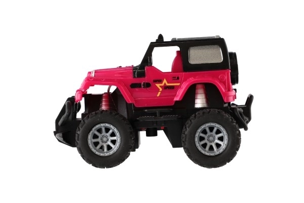 Remote Control Off-Road Car with Light - Pink