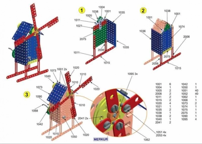 Building Set MERKUR 30 Models