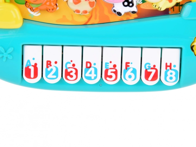 Educational Interactive Musical Piano with Animal Sounds