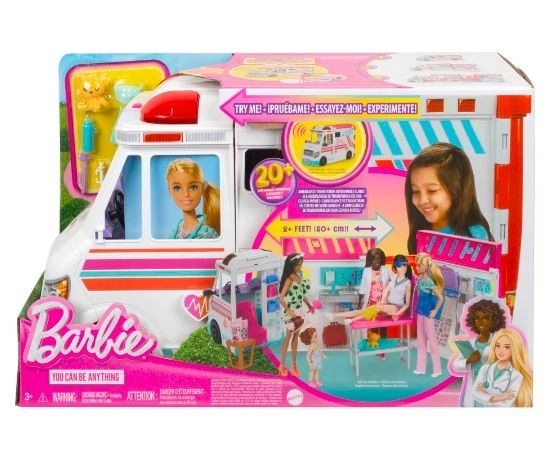 Barbie Ambulance and Clinic 2-in-1 Playset