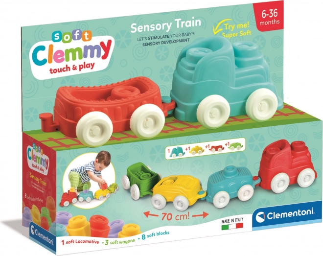 Soft Sensory Train with Blocks