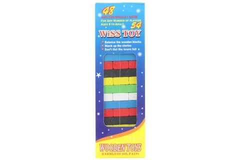 Colorful Wooden Tower Game