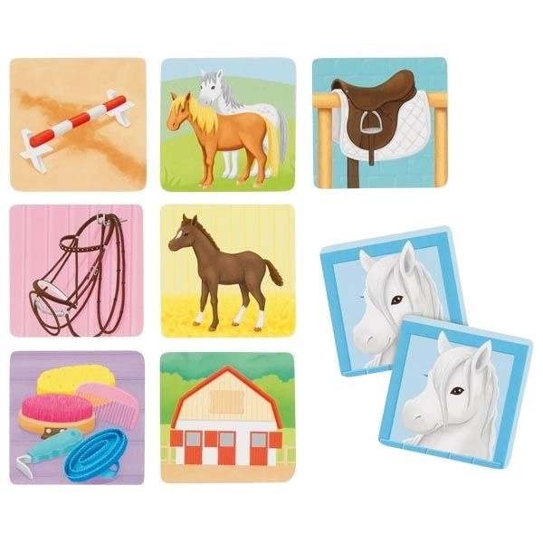 Memory Game Horse World