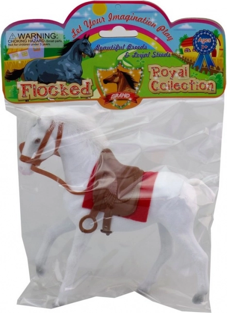 Műanyag ló nyereggel