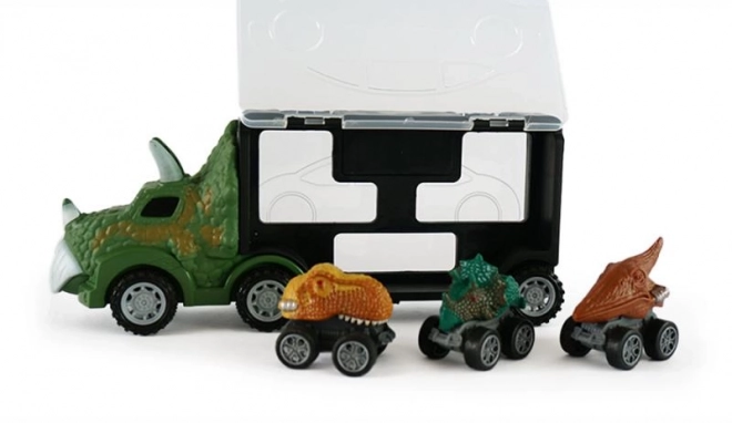 Dinosaur Truck with 3 Cars