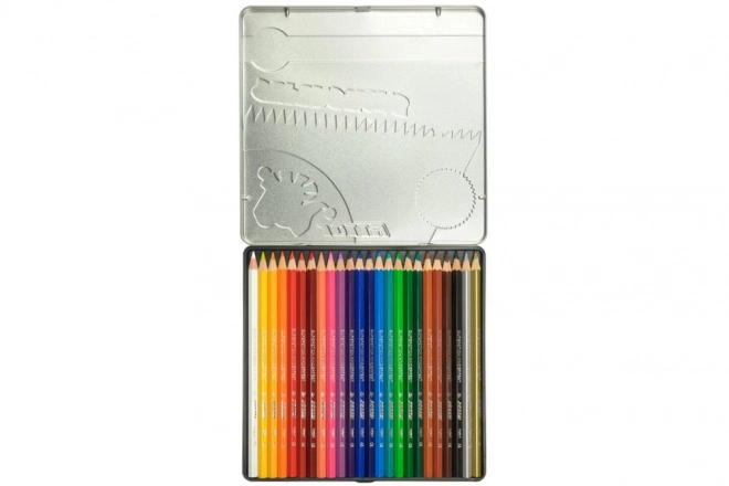 Supersticks Color Pencils Set 24 Colors in Metal Box