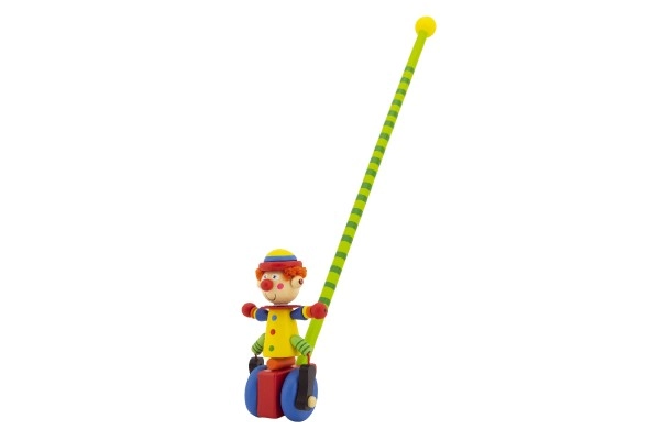 Un clown qui danse à chaque pas