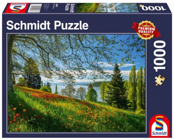 Schmidt Puzzle Blooming Tulips on Mainau Island 1000 Pieces