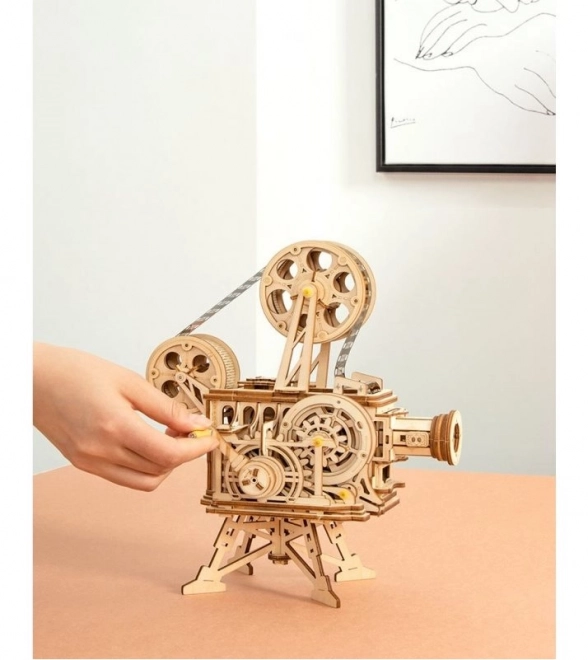 Rokr 3D Wooden Puzzle Mechanical Movie Projector