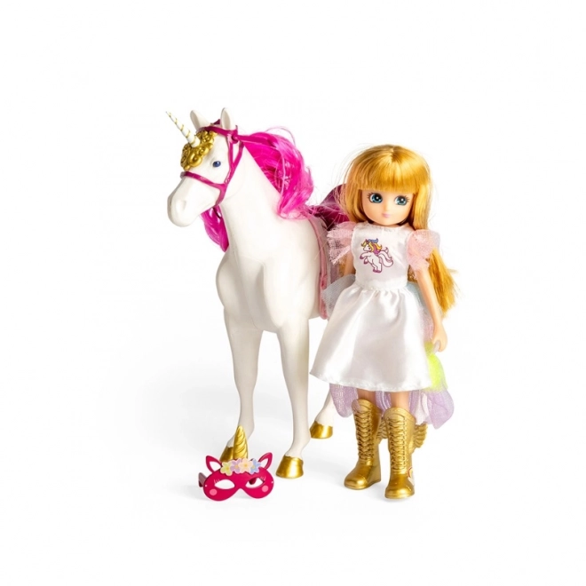 Lottie Dress-Up Doll with Unicorn