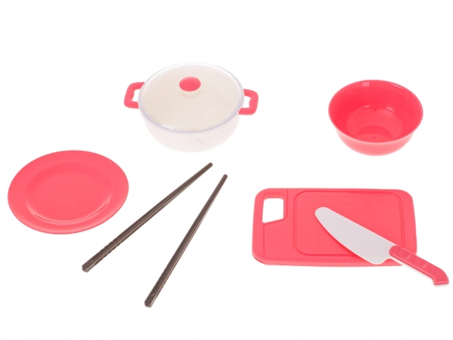 Vegetable Cutting Set with Sink and Accessories for Kids