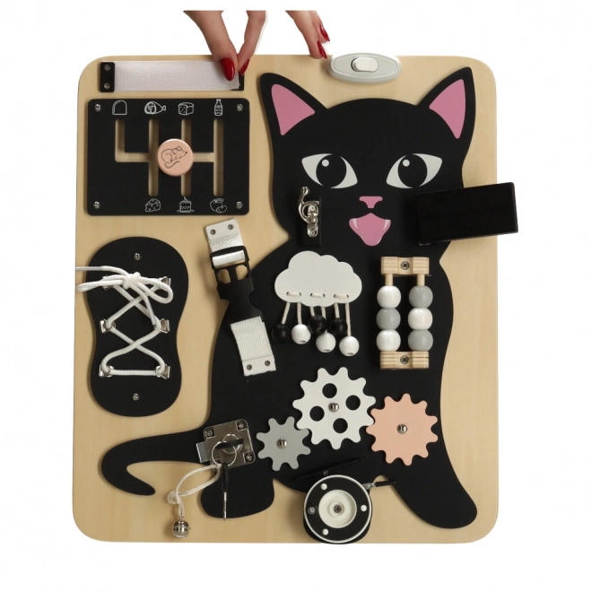 Sensory Activity Board Cat by Lulilo