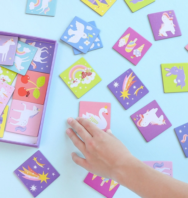 A Little Lovely Company Unicorn Memory Game