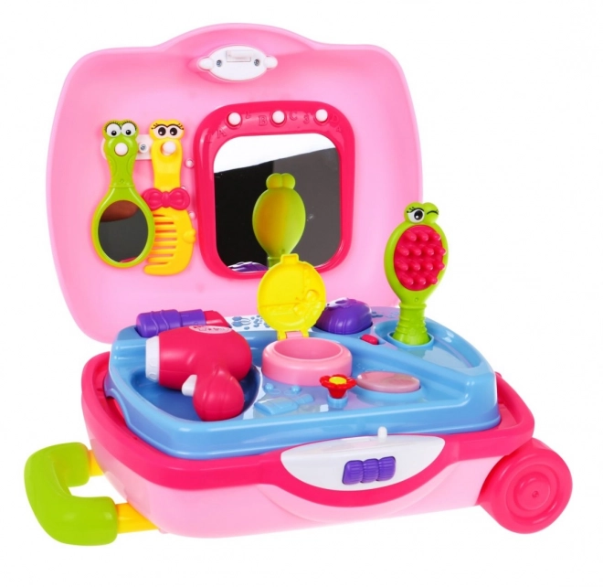 Interactive Vanity Set Suitcase for Girls 2+ with Lights and Sounds & Accessories