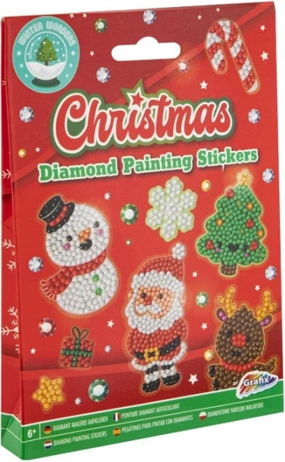 Grafix Christmas Diamond Painting Sticker Set