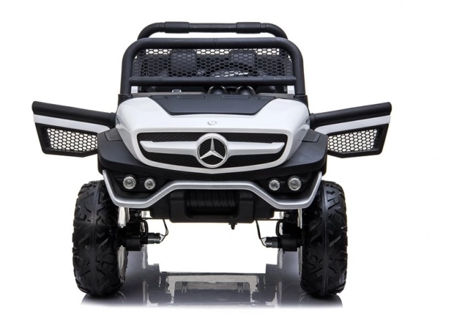 Electric Ride-On Car Mercedes Unimog White