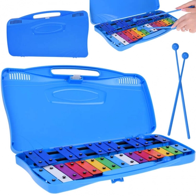 Chromatic Metal Xylophone for Children