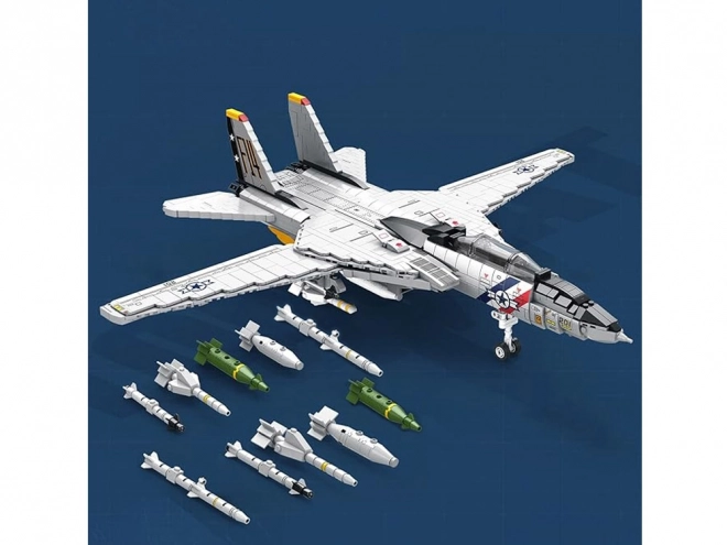 Technical Building Blocks F-14 Tomcat Fighter Jet Set