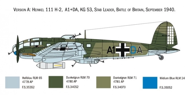 Heinkel He 111H Model Kit - Battle of Britain Edition