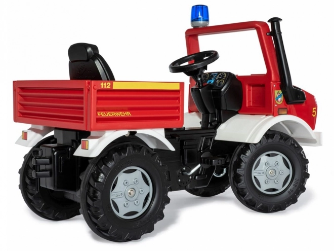 Children's Fire Truck Mercedes Unimog with Pedals