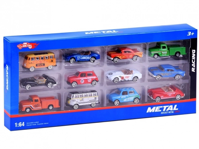 Retro Metal Toy Cars Set