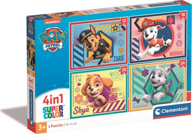 Clementoni Progressive Puzzle PAW Patrol 4-in-1