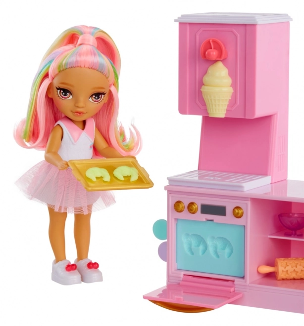 Rainbow High Little Sister Bakery Playset