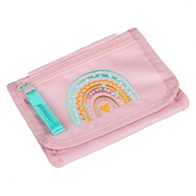 Baagl Rainbow Pink Neck Wallet