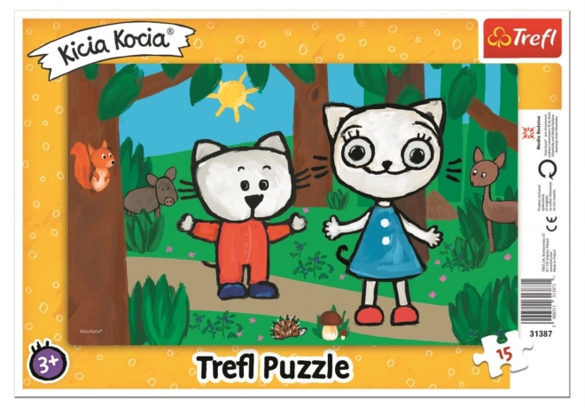 Trefl Puzzle Kicia Kocia: Kittykit in the Forest