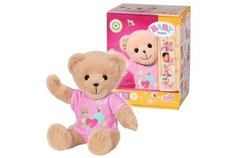 Baby Born Cute Teddy, Pink Outfit