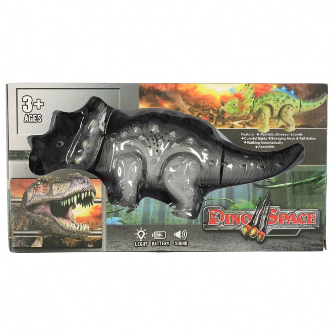 Interactive Triceratops Dinosaur Toy