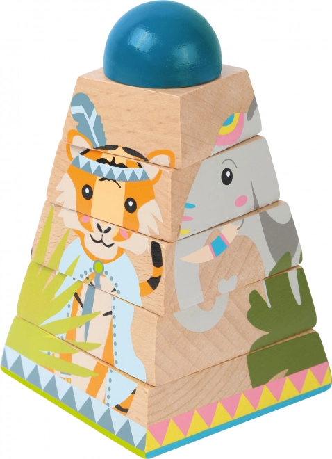 Small Foot Jungle Stacking Tower