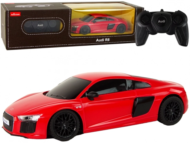 Ferngesteuertes Audi R8 Auto im Maßstab 1:24 - Rot