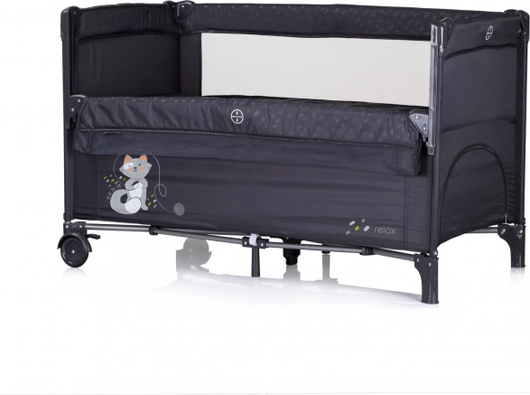 Chipolino reis-kinderbed Relax Antraciet