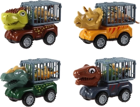 Friction Car Dinosaur with Figure