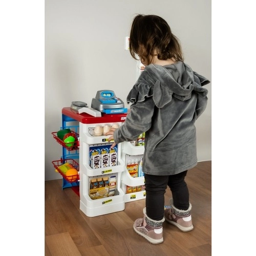 Children's Supermarket Checkout Set with Shopping Cart