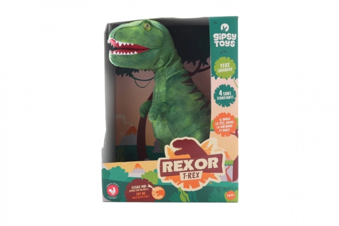 Sound-Activated Plush T-Rex 38 cm