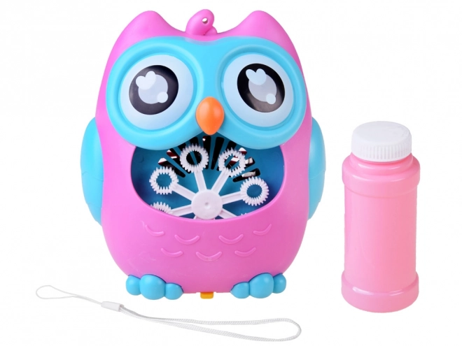 Bubble Machine Owl – pink