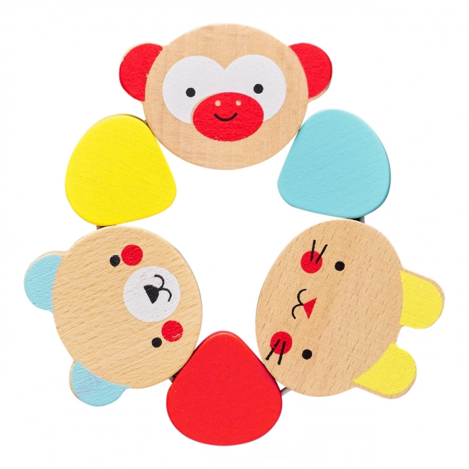 Wooden Animal Teething Toy