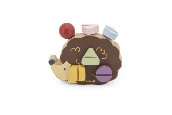 Wooden Screw Hedgehog Toy