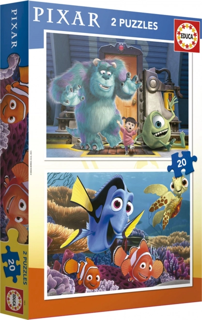 Disney Pixar Puzzle Set 2x20 Pieces