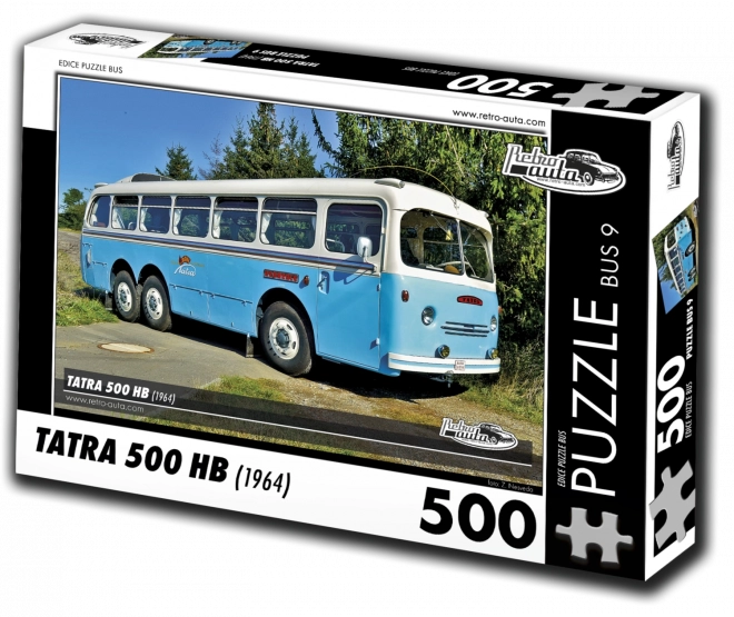 Retro Jigsaw Puzzle - Tatra 500 HB Bus