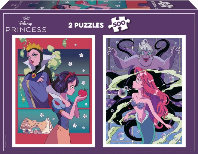 Educa Puzzel Disney Schurken en Prinsessen 2x500 stukjes
