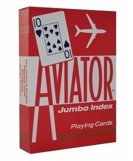 Aviator Jumbo Index Poker Cards