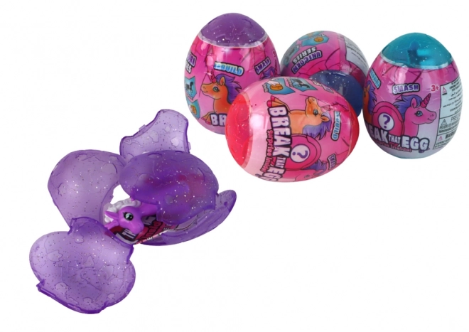 Cracking Glitter Unicorn Egg Set