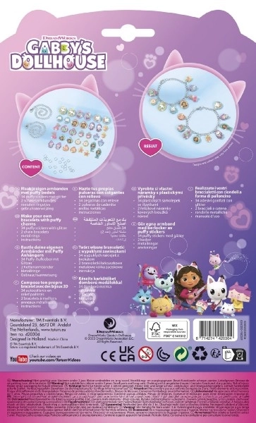 Creative Bracelet Making Set with Charms from Gabby's Dollhouse