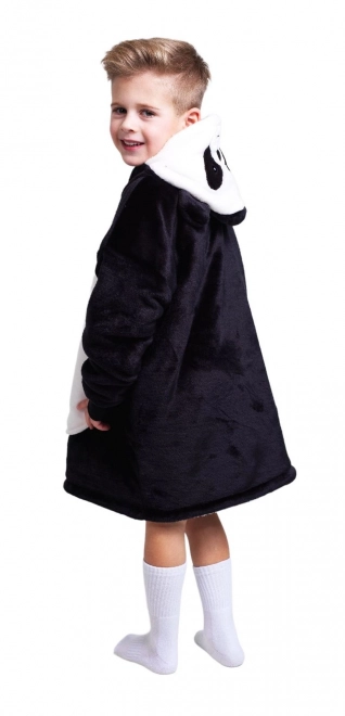 Cozy Noxxiez Children's Animal-Themed Warming Hoodie Blanket with Hood