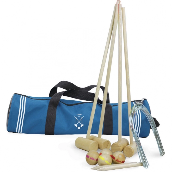 Vilac Croquet Set for 4 Players with Bag