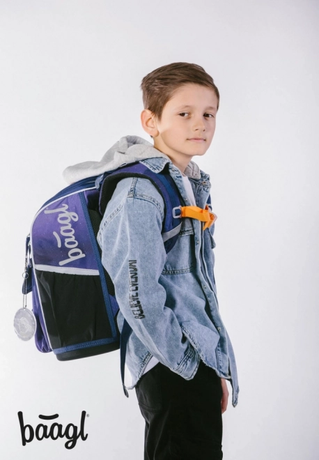 School Bag Set with Planets Design